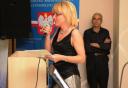 Pani prof. Joanna Bernagiewicz z Instytutu Muzyki Akademii Pomorskiej w Słupsku,